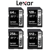 Lexar SD Card Professional 1066x 64GB 128GB SDXC UHS-I 160MB/s DSLR Mirrorless Cameras