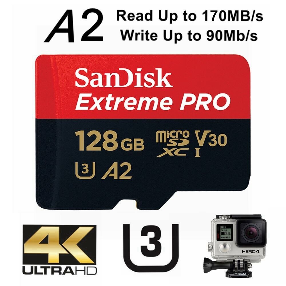 SanDisk Extreme Pro 128GB Micro SD SDXC Card | Flash Trend