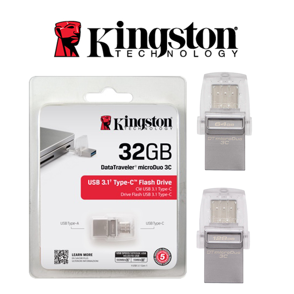 Clé USB 3.2 Type C Kingston DataTraveler 80 - 128Go
