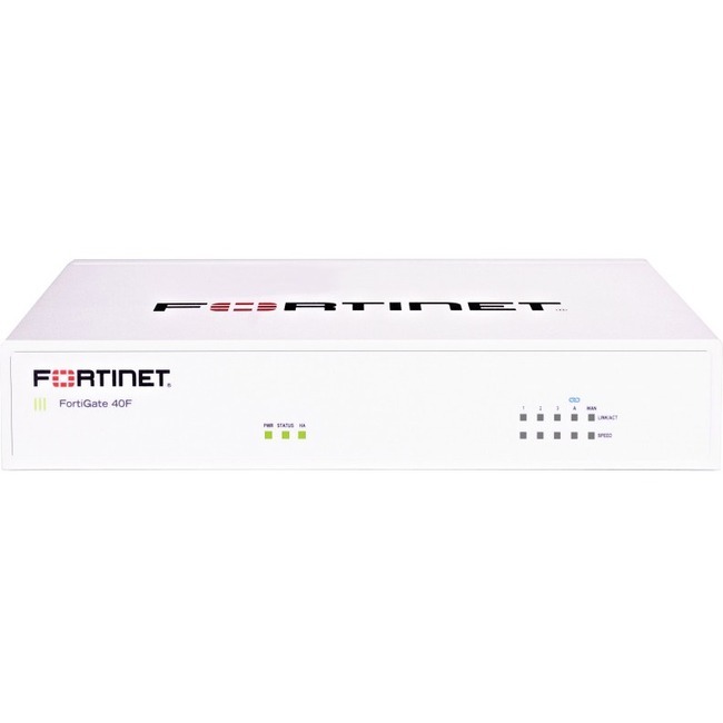 Fortinet FortiGate FG-40F Network Security/Firewall Appliance - 5 Port ...