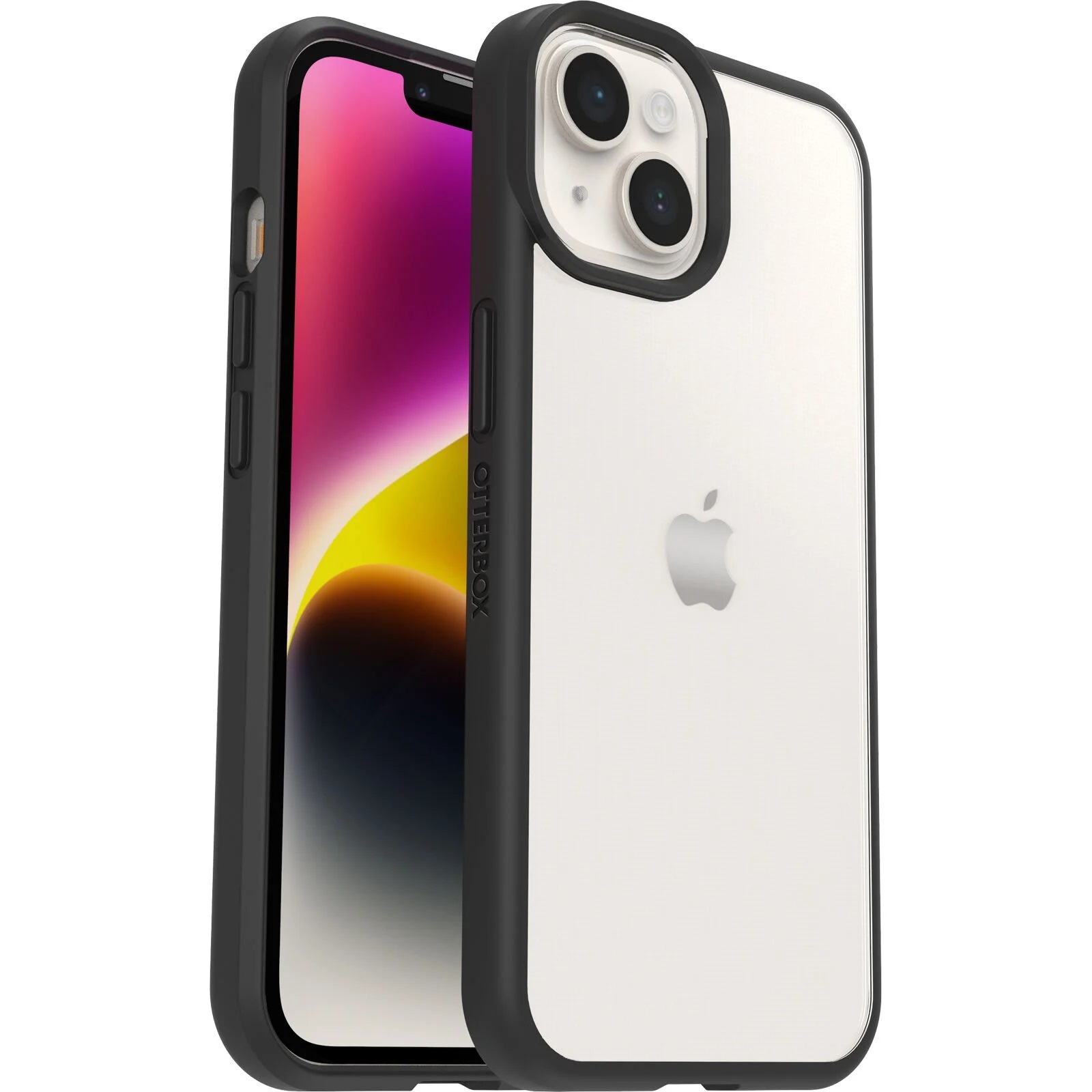 OtterBox Apple New iPhone 6.1' 2022 React Series Case - Black Crystal ...