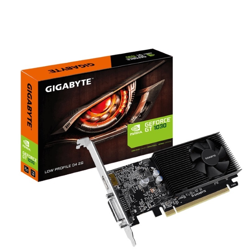 Gigabyte nVidia GeForce GT 1030 2GB DDR4 Fan PCIe Video Card 4K @ 60Hz ...