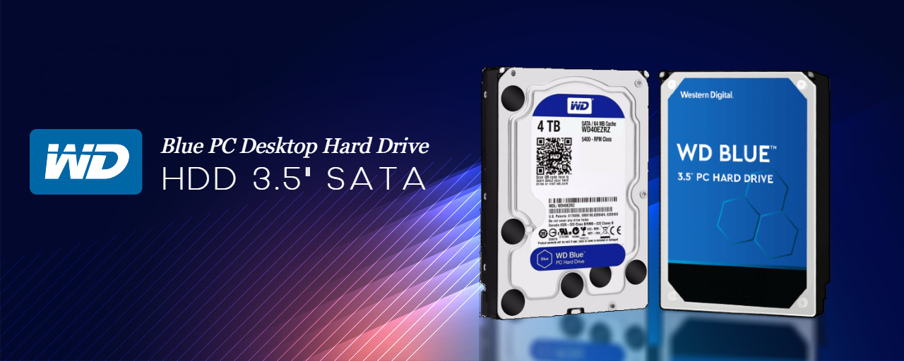 WD Blue 4TB HDD PC Desktop Hard Disk Drive 5400RPM 3.5" SATA WD40ZRZ