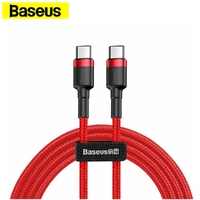 Phone Cable Baseus Cafule PD2.0 60W flash charging USB For Type-C cable 1m Red