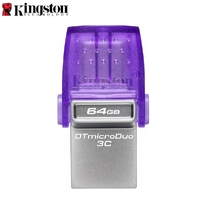 USB Kingston DataTraveler 64 GB MicroDuo USB 3.2 to Type-C Flash Drive 200MB/s
