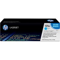 HP 125A Original Laser Toner Cartridge - Cyan - 1 Each - 1400 Pages