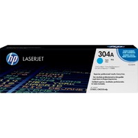 HP 304A Original Standard Yield Laser Toner Cartridge - Cyan - 1 Pack - 2800 Pages