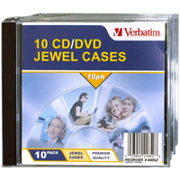 Verbatim Optical Disc Case - Jewel Case - Black