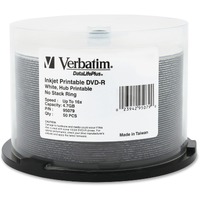 Verbatim DataLifePlus DVD Recordable Media - DVD-R - 16x - 4.70 GB - 50 Pack Spindle - 120mm - Printable