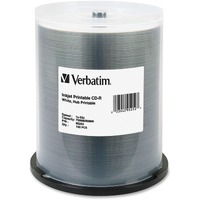 Verbatim 95252 CD Recordable Media - CD-R - 52x - 700 MB - 100 Pack Spindle - Printable - Inkjet Printable