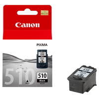 Canon PG-510 Original Inkjet Ink Cartridge - Black - 1 Pack - 220 Pages