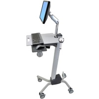 Ergotron Neo-Flex 24-206-214 Medical Trolley - 11.80 kg Capacity - Two-tone Grey