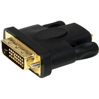 StarTech.com HDMIÂ&reg; to DVI-D Video Cable Adapter - F/M - 1 x HDMI Digital Audio/Video Female - 1 x DVI-D Digital Video Male - Gold Connector -