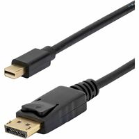 StarTech.com 10ft (3m) Mini DisplayPort to DisplayPort 1.2 Cable, 4K x 2K mDP to DisplayPort Adapter Cable, Mini DP to DP Cable - 10ft/3m Mini-DP to