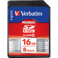 Verbatim 43962 16 GB Class 10 SDHC - 2 Year Warranty