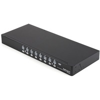 StarTech.com SV1631DUSBUK KVM Switchbox - TAA Compliant - 16 Computer(s) - 1920 x 1440 - 2 x USB - 1 x VGA - 1U - Rack-mountable, Desktop