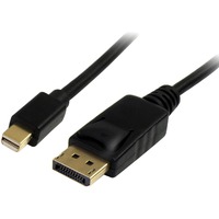 StarTech.com 1m (3ft) Mini DisplayPort to DisplayPort 1.2 Cable, 4K x 2K mDP to DisplayPort Adapter Cable, Mini DP to DP Cable for Monitor - First 1