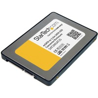 StarTech.com mSATA to SATA Adapter - 1 x SSD Supported - 1 x Total Bay - 1 x 2.5" Bay - Plastic, Aluminium