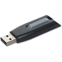 Microban Store 'n' Go V3 16 GB USB 3.2 (Gen 1) Type A Flash Drive - Grey - 1 Each