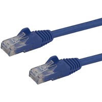 StarTech.com 15m CAT6 Ethernet Cable - Blue Snagless Gigabit - 100W PoE UTP 650MHz Category 6 Patch Cord UL Certified Wiring/TIA - First End: 1 x - -