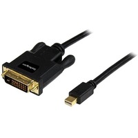 StarTech.com 10ft Mini DisplayPort to DVI Cable, Mini DP to DVI-D Adapter/Converter Cable, 1080p Video, mDP 1.2 to DVI Monitor/Display - First End: 1