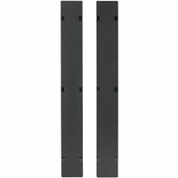 APC by Schneider Electric AR7586 Cable Organizer - Black - 2 Pack - TAA Compliant - Cover - 45U Height