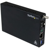 StarTech.com Transceiver/Media Converter - TAA Compliant - 1 Port(s) - 1 x Network (RJ-45) - Twisted Pair, Optical Fiber - Gigabit Ethernet - - 1 x -