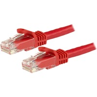 StarTech.com 3m CAT6 Ethernet Cable - Red Snagless Gigabit - 100W PoE UTP 650MHz Category 6 Patch Cord UL Certified Wiring/TIA - 3m Red CAT6 Ethernet