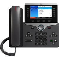 Cisco 8841 IP Phone - Corded - Corded - Wall Mountable - Charcoal - 5 x Total Line - VoIP - 12.7 cm (5") LCD - Unified Communications Manager, User -
