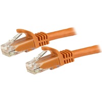 StarTech.com 5m CAT6 Ethernet Cable - Orange Snagless Gigabit - 100W PoE UTP 650MHz Category 6 Patch Cord UL Certified Wiring/TIA - 5m Orange CAT6 &