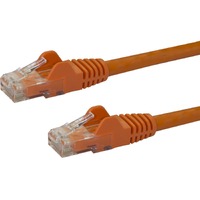 StarTech.com 2m CAT6 Ethernet Cable - Orange Snagless Gigabit - 100W PoE UTP 650MHz Category 6 Patch Cord UL Certified Wiring/TIA - First End: 1 x -