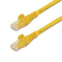 StarTech.com 2m CAT6 Ethernet Cable - Yellow Snagless Gigabit - 100W PoE UTP 650MHz Category 6 Patch Cord UL Certified Wiring/TIA - First End: 1 x -