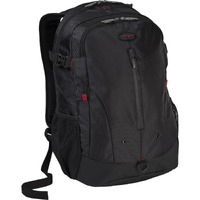 Targus Terra TSB226AU/EDU Carrying Case (Backpack) for 40.6 cm (16") Notebook - Black, Red - Water Resistant Bottom, Rain Resistant - Polyester Body