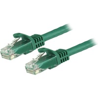 StarTech.com 3m CAT6 Ethernet Cable - Green Snagless Gigabit - 100W PoE UTP 650MHz Category 6 Patch Cord UL Certified Wiring/TIA - First End: 1 x - -