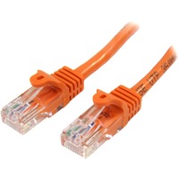 StarTech.com 3 m Orange Cat5e Snagless RJ45 UTP Patch Cable - 3m Patch Cord - First End: 1 x RJ-45 Network - Male - Second End: 1 x RJ-45 Network - -