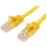 StarTech.com 3 m Yellow Cat5e Snagless RJ45 UTP Patch Cable - 3m Patch Cord - First End: 1 x RJ-45 Network - Male - Second End: 1 x RJ-45 Network - -