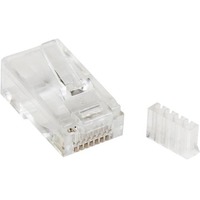 StarTech.com Cat.6 RJ45 Modular Plug for Solid Wire - 50 Pack - Designed to fit all Cat 6 Patch Cables - Cat 6 RJ45 Modular Plug for Solid Wire - - -