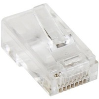 StarTech.com Cat.5e RJ45 Solid Modular Plug Connector - 50 Pack - Modular Plugs for building solid twisted pair Category 5e network patch cables - -