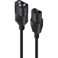 Alogic Standard Power Cord - 2 m - For Switch - IEC 60320 C14 / IEC 60320 C15 - Black