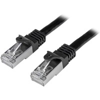 StarTech.com 5m Cat6 Patch Cable - Shielded (SFTP) Snagless Gigabit Network Patch Cable - Black - Deliver high-performance Gigabit network free of &