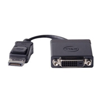 Dell DisplayPort(M) to DVI Single-Link (F) Adapter - First End: 1 x DVI (Single-Link) Digital Video - Female - Second End: 1 x DisplayPort 1.1a - - x