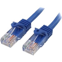 StarTech.com 5m Cat5e Patch Cable with Snagless RJ45 Connectors - Blue - 5 m Patch Cord - Make Fast Ethernet connections with PoE support - 5 meter -