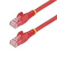 StarTech.com 50cm CAT6 Ethernet Cable - Red Snagless Gigabit - 100W PoE UTP 650MHz Category 6 Patch Cord UL Certified Wiring/TIA - 50cm Red CAT6 & up