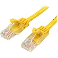 StarTech.com 5m Yellow Cat5e Patch Cable with Snagless RJ45 Connectors - Long Ethernet Cable - 5 m Cat 5e UTP Cable - Make Fast Ethernet connections