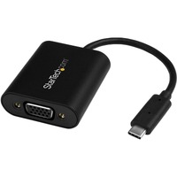 StarTech.com USB-C to VGA Adapter - 1920x1200 - USB C Adapter - USB Type C to VGA Monitor / Projector Adapter - 1 x 24-pin Type C USB Male - 1 x VGA