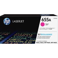 HP 655A Original Laser Toner Cartridge - Magenta - 1 / Pack - 10500 Pages