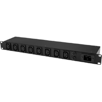 StarTech.com PDU - Add eight C13 power outlets to your server rack with this power distribution unit - Server rack PDU - Power distribution unit - -