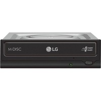 LG GH24NSD1 DVD-Writer - Internal - OEM Pack - Black - DVD-RAM/±R/±RW Support - 48x CD Read/48x CD Write/24x CD Rewrite - 16x DVD Read/24x