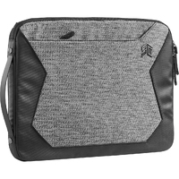 STM Goods Myth Carrying Case (Sleeve) for 33 cm (13") Notebook - Granite Black - Water Resistant - Fabric, Polyurethane, Fleece, Polyester Body - - x