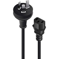 Alogic Standard Power Cord - 5 m - Australia - For Computer - IEC 60320 C13 - 250 V AC10 A - Black